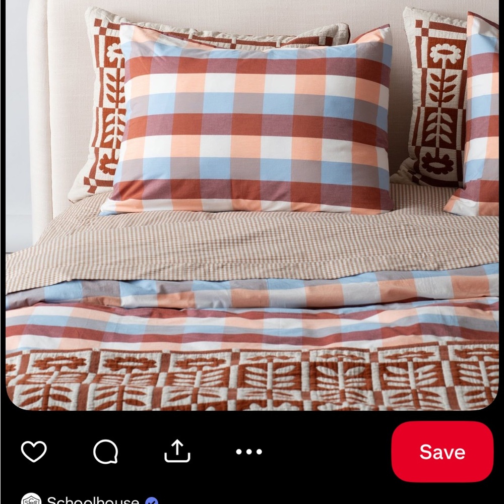 Schoolhouse Plaid Duvet Cover - F/Q